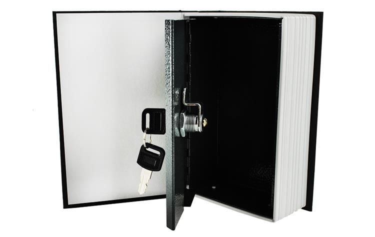 Hidden safe | Book safe with lock black black_max black V1237-ZY-203-3776