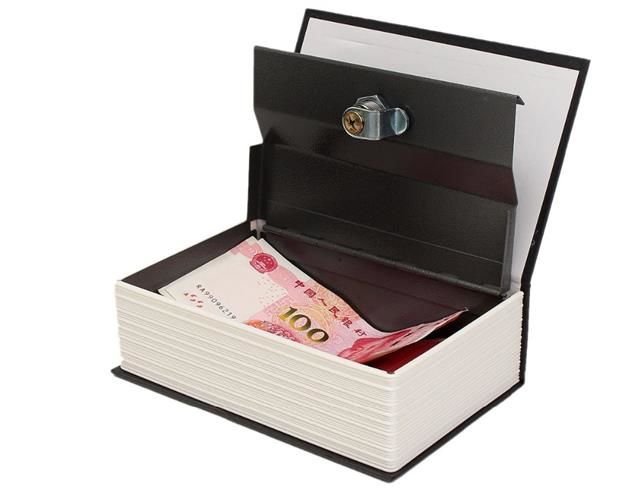 Hidden safe | Book safe with lock black black_max black V1237-ZY-203-3776