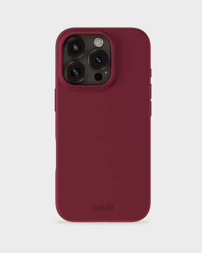 holdit iPhone 16 Pro Max Mobile Case Silicone Red Velvet_max V1237-ZY-203-3780