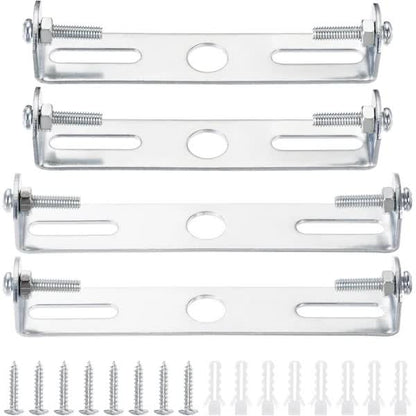 [xj]4pcs Ceiling Plate Light Bracket Ceiling Mount Hanging Lamp Holder for Wall or Ceiling Mounted Lamp V1237-ZY-203-3806