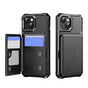 Horizontal Flip Card Slot Leather Phone Case For iPhone 14 Plus V1237-ZY-203-3842