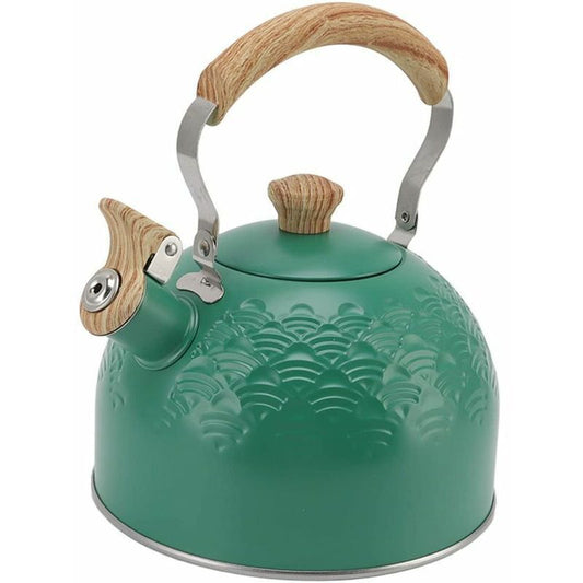 Kettle 2.5L Stainless Steel Whistling Kettle for Induction and Gas Stove Wood Stove V1237-ZY-203-3852