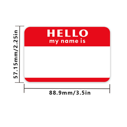 Colors (Hello My Name Is) Nameplate Stickers 300 Labels for V1237-ZY-203-3862