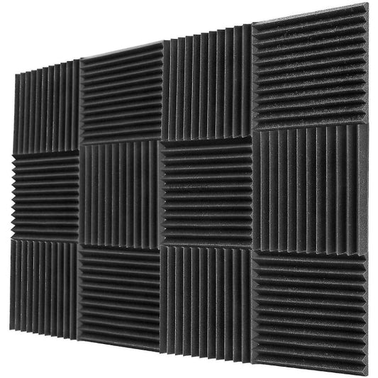 12pcs 300x300x25mm Acoustic Foam Soundproofing Panels For KTV Bar Soundproofing Studio Wedges Soundproofing V1237-ZY-203-3864