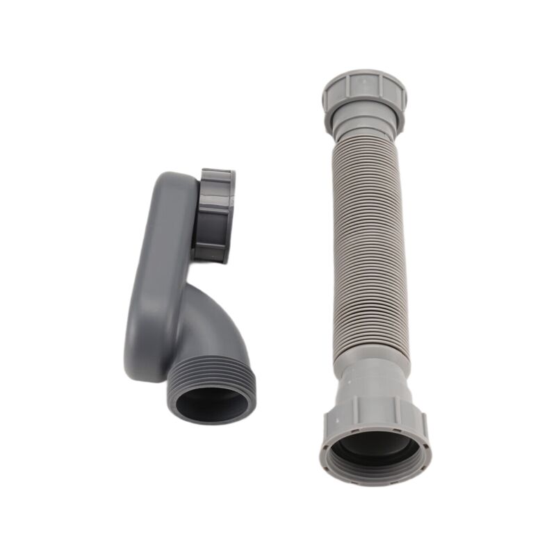 Low Profile 1 1/2 P Flexible P-Trap Bath Shower Drain Hose Flat Base Drain for V1237-ZY-203-3870