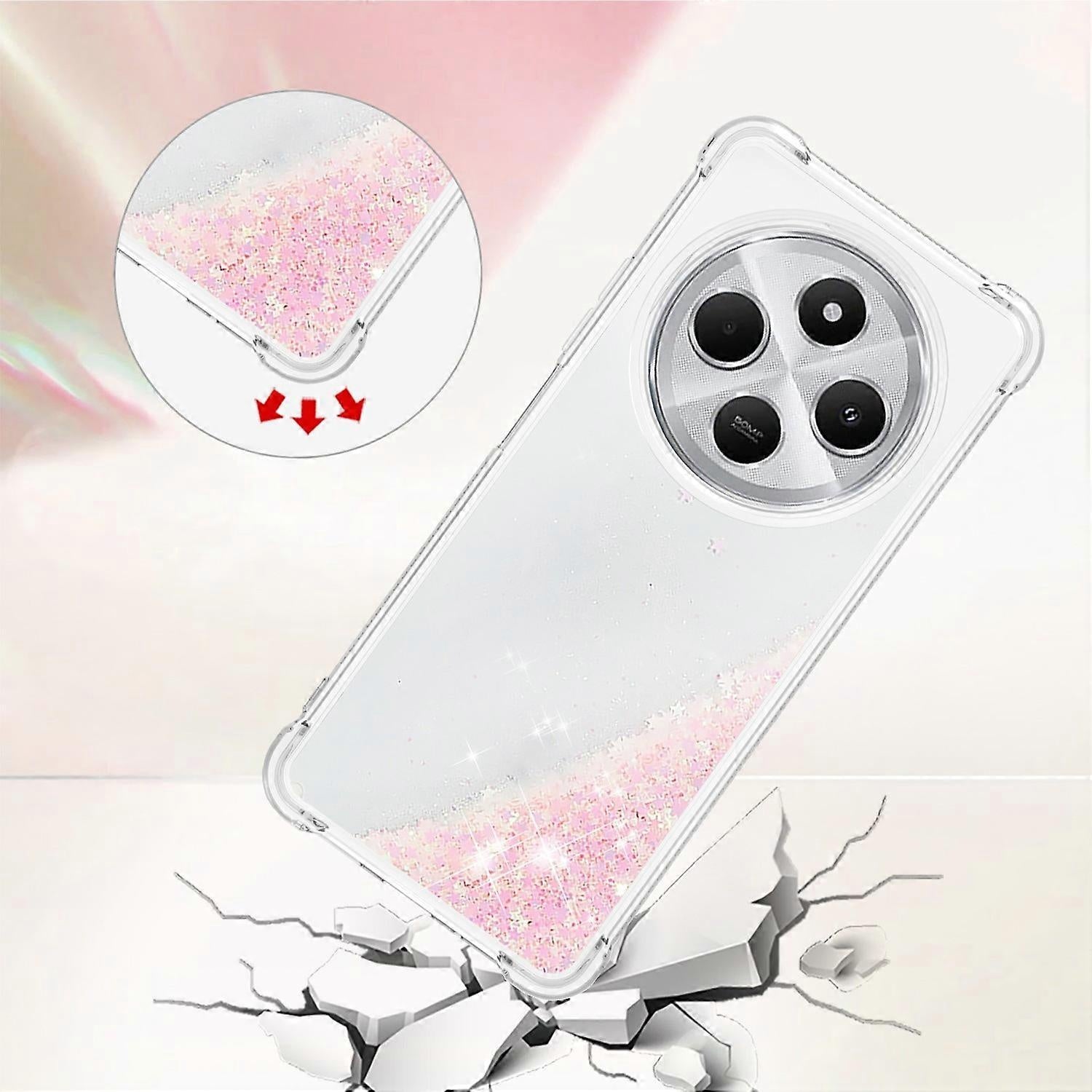 Compatible with Xiaomi Redmi 14C 4G Mobile Case - Perfect Pink/Pentagram-max Pink/Pentagram V1237-ZY-203-3880