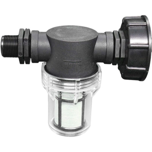 1000L Tank Connector, Garden Hose Connector for Rainwater Harvester with Filter Function, S60x6 IBC Water V1237-ZY-203-3887