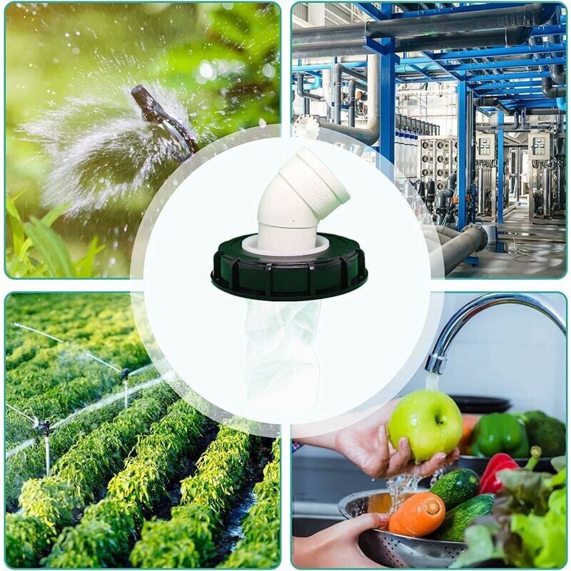 IBC Tank Filter 1000L, 165mm Washable Nylon Water Filter, Compatible with IBC Tank Accessories V1237-ZY-203-3888