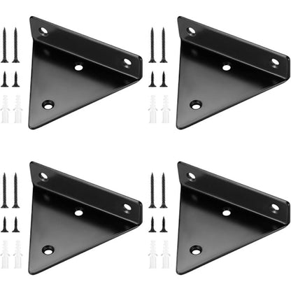 Floating shelf brackets, invisible triangular edges. V1237-ZY-203-3895