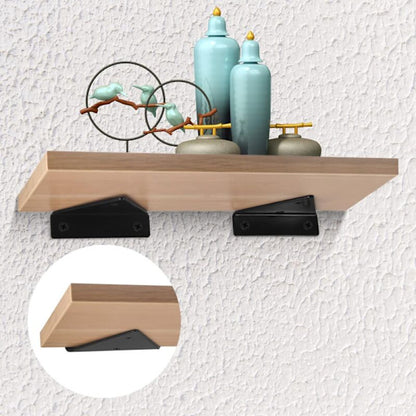 Floating shelf brackets, invisible triangular edges. V1237-ZY-203-3895