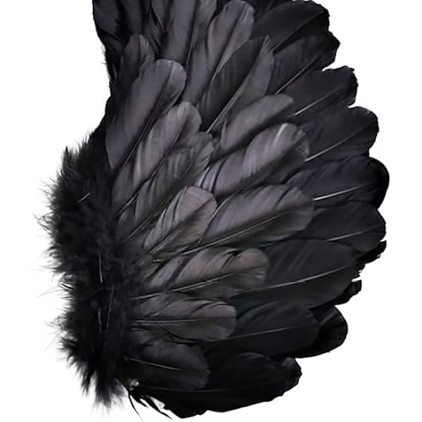 Black wings and halo devil wings for kids black wing feather wings for Halloween V1237-ZY-203-3900
