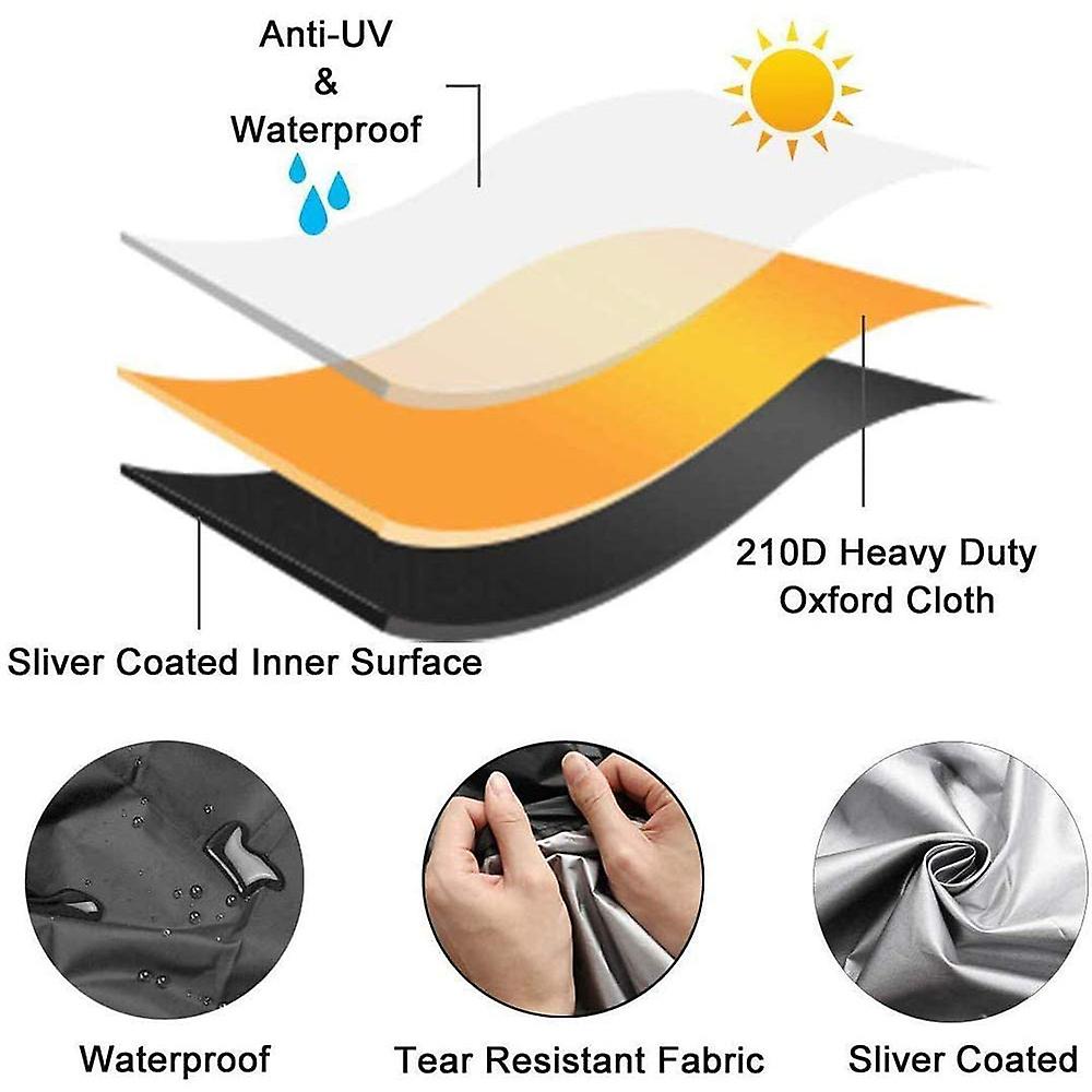 Waterproof Patio Heater Cover, 210d Oxford, Waterproof, Windproof, Protection A V1237-ZY-203-3902