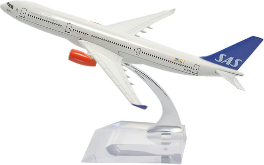 (tm 1:400 16cm Airbus A330 Scandinavian Airlines SAS Metal Airplane Model Toy Plane Model_yux V1237-ZY-203-3909