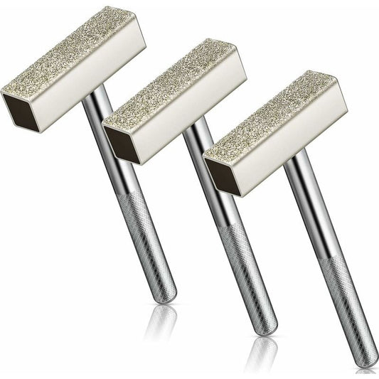 3pcs Diamond Grinding Wheel Sharpeners, Bench Grinding Wheel Sharpener Tool for Sharpening Deburring Wheels, V1237-ZY-203-3925