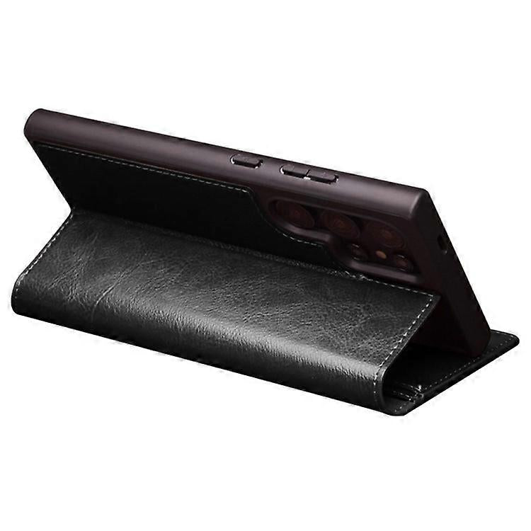Compatible with Samsung Galaxy S24 Ultra Mobile Case Wallet Case Flip Stand Phone Protection Genuine Leather V1237-ZY-203-3932