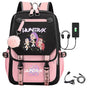 K-Pop Demon Hunters Anime School Backpack Cute Cartoon Bag for Students rosa_tfrf pink 10 V1237-ZY-203-3953