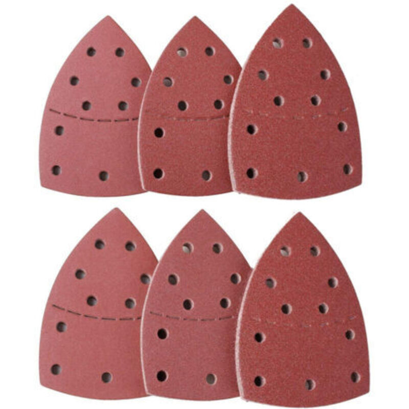 Triangular sandpaper sheets, 40-pack for Bosch PSM 160 A/PSM 80, 105x152mm, grit P40/60/80/120/180, V1237-ZY-203-3954
