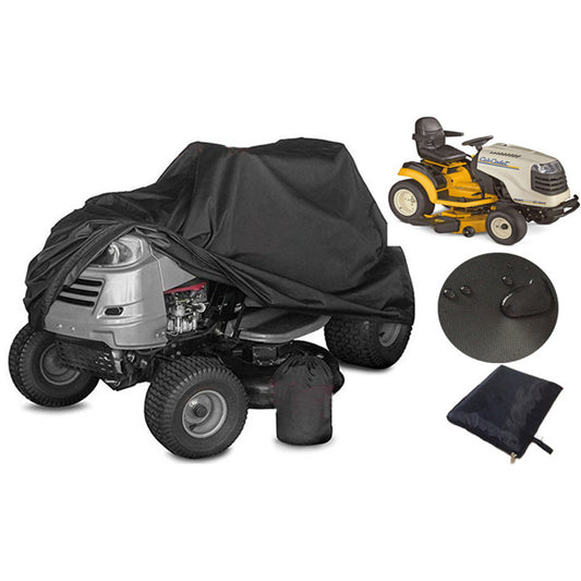 Lawnmower Tarpaulin, Garden Tractor Protective Cover, Waterproof UV-Resistant Dust Cover for Riding Lawn V1237-ZY-203-3970