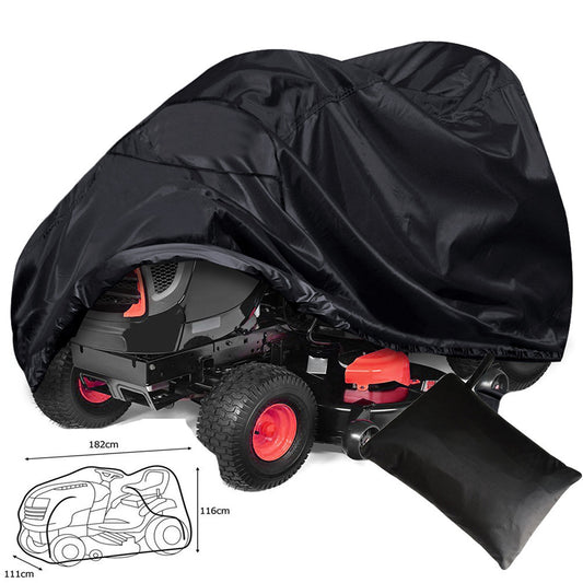 Lawnmower Tarpaulin, Garden Tractor Protective Cover, Waterproof UV-Resistant Dust Cover for Riding Lawn V1237-ZY-203-3970