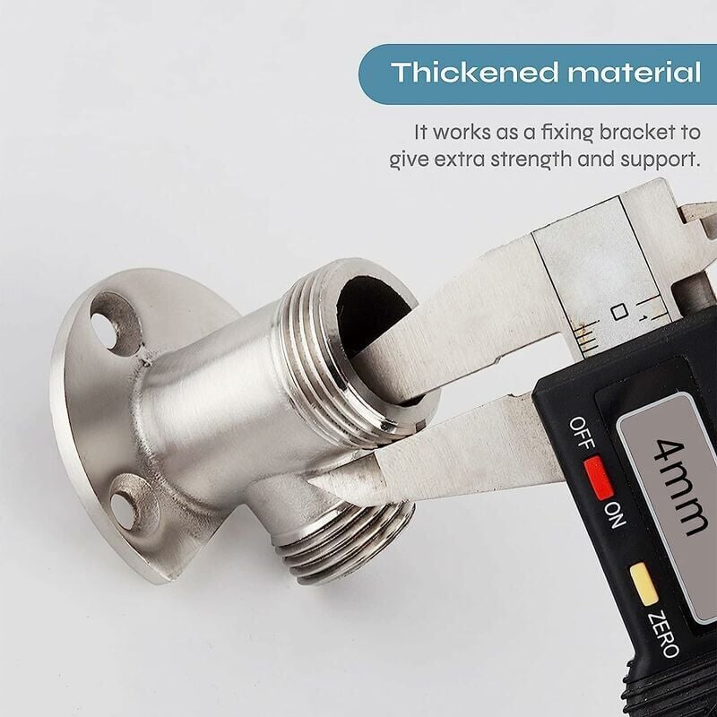 Installation kit for connecting hose to exposed tap. Outdoor shower system thermostatic mixer conversion V1237-ZY-203-3977