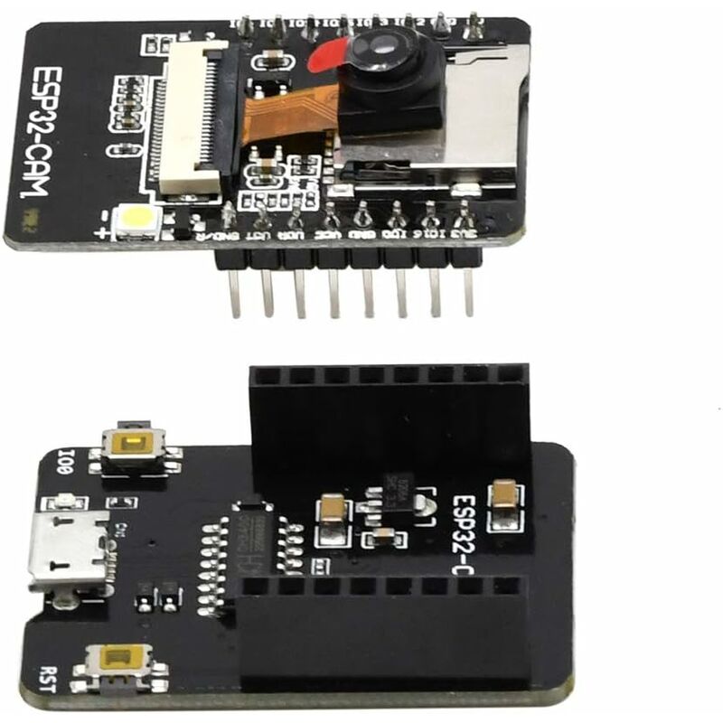 2pcs ESP32-CAM-MB ESP32 Dual-Core Wireless Bluetooth WiFi Development Board with TF Card Module 3660 Camera V1237-ZY-203-4005