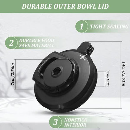 /NN/Outer Lid for Ninja Ice Creami Maker Compatible with NC299AMZ/NC301/NC300 (No Paddle) Reusable V1237-ZY-203-4009