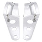 35-43mm Motorcycle Headlight Mount Bracket Fork Tube Clamp Kit Chrome for Chopper Cafe Racer V1237-ZY-203-4010