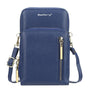Shoulder bag mobile phone bag with shoulder strap for mobile phone blue A blue A V1237-ZY-203-4017