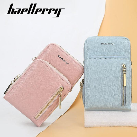 Shoulder bag mobile phone bag with shoulder strap for mobile phone blue A blue A V1237-ZY-203-4017