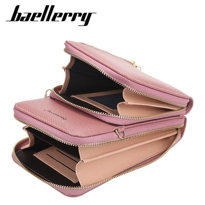 Shoulder bag mobile phone bag with shoulder strap for mobile phone blue A blue A V1237-ZY-203-4017