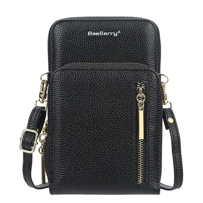 Shoulder bag mobile phone bag with shoulder strap for mobile phone blue A blue A V1237-ZY-203-4017