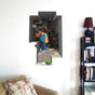 New Style 2-Pack Minecraft Giant Scale and Attach Wall Decal Cartoon Stic V1237-ZY-203-4022