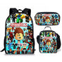 3D Roblox Backpack, Lunch Bag and Pencil Case, 3-pack pen bag V1237-ZY-203-4023