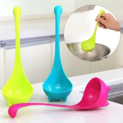3-Pack Nessie Soup Ladle Loch Ness Design Upright Spoon Home Kitchen Bar Cooking Accessories V1237-ZY-203-4026