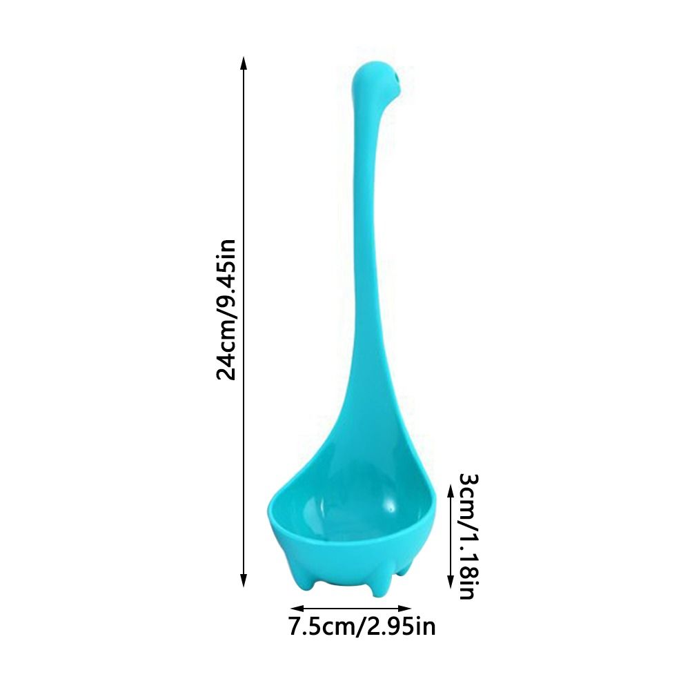 3-Pack Nessie Soup Ladle Loch Ness Design Upright Spoon Home Kitchen Bar Cooking Accessories V1237-ZY-203-4026