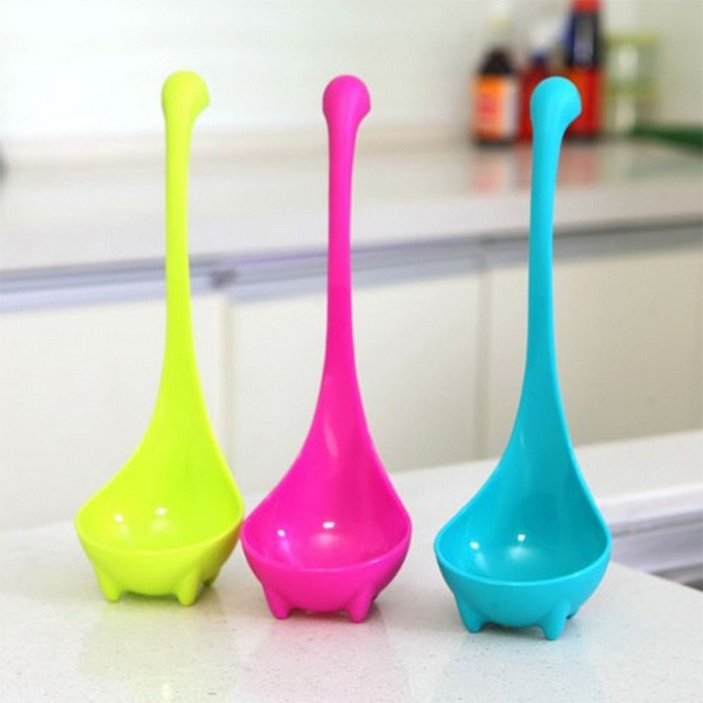 3-Pack Nessie Soup Ladle Loch Ness Design Upright Spoon Home Kitchen Bar Cooking Accessories V1237-ZY-203-4026