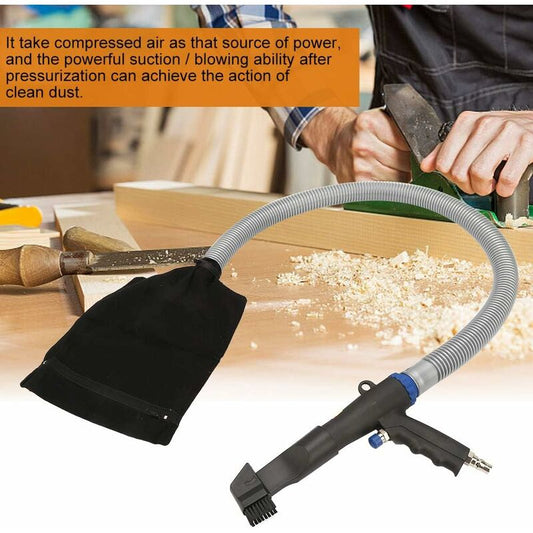 Air Blower Vacuum Gun Pneumatic Vacuum Kit - Dual Function Blower Vacuum Gun, Air Suction Blower Vacuum Gun, V1237-ZY-203-4058