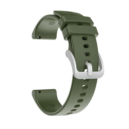 Watch Band 20mm/22mm Checkered Soft Silicone Strap Replacement for Compatible with Garmin Venu V1237-ZY-203-4063