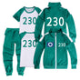 Squid Game, training clothes, complete set with number 230 230 230 230 150 V1237-ZY-203-4064