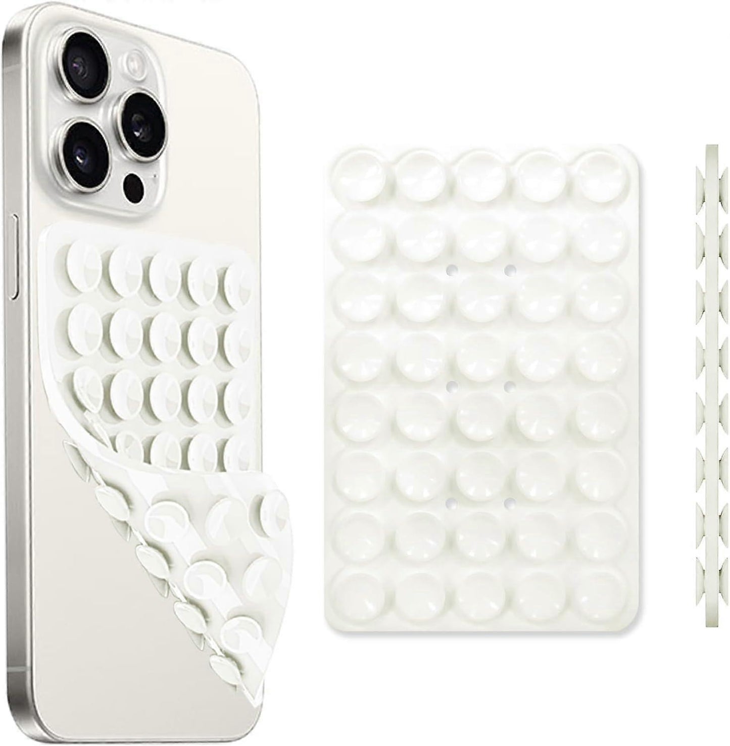 New Silicone Suction Cup Phone Case Mount Double Sided, Phone Accessory Handsfree Strong Grip Holder for V1237-ZY-203-4083