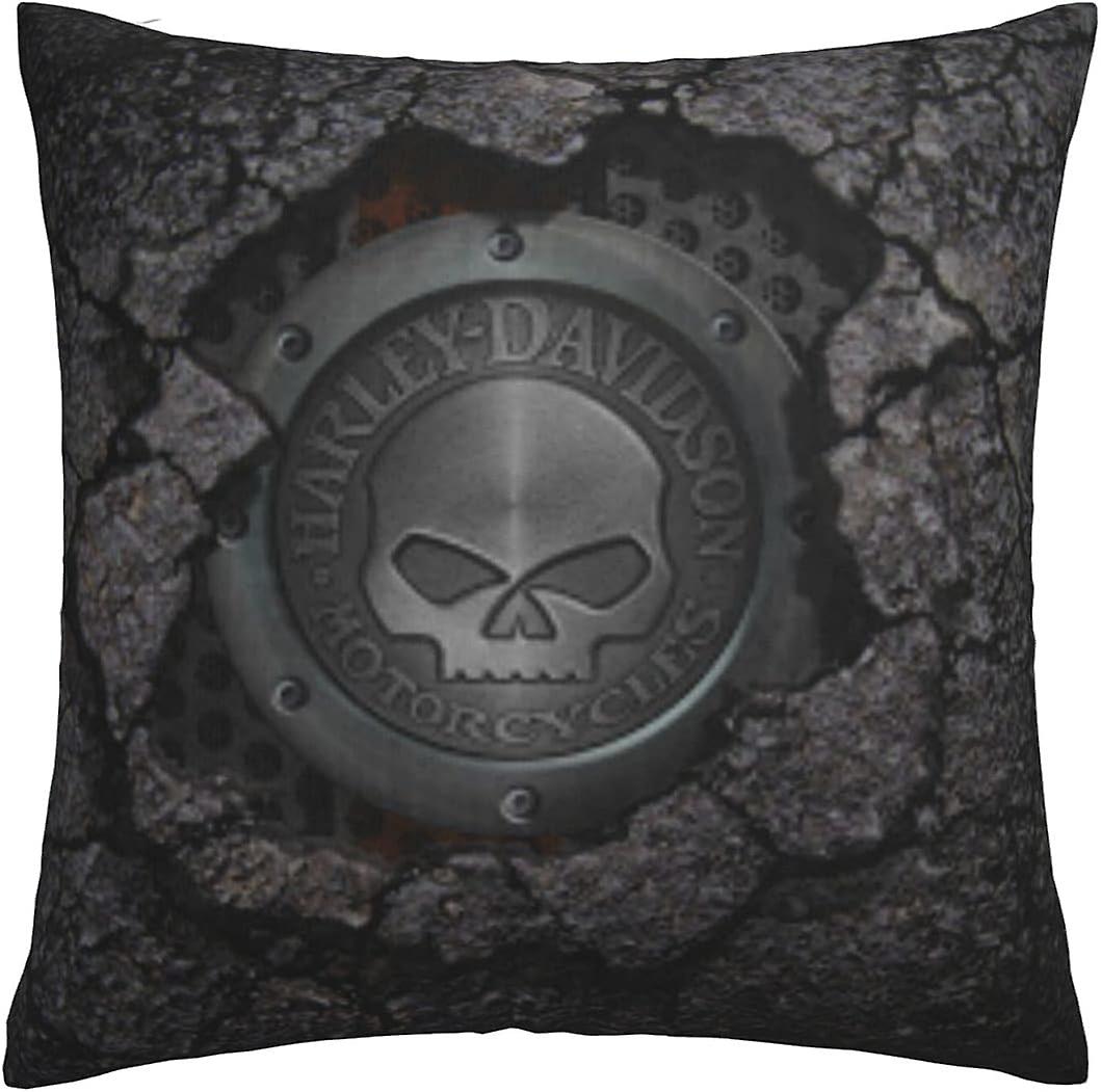 Decorative Pillowcase Harley Davidson Warm and Soft Pillowcase for Decorative Pillowcases in Bed Sofa Outdoor V1237-ZY-203-4084