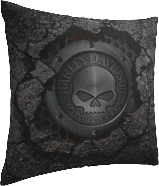 Decorative Pillowcase Harley Davidson Warm and Soft Pillowcase for Decorative Pillowcases in Bed Sofa Outdoor V1237-ZY-203-4084