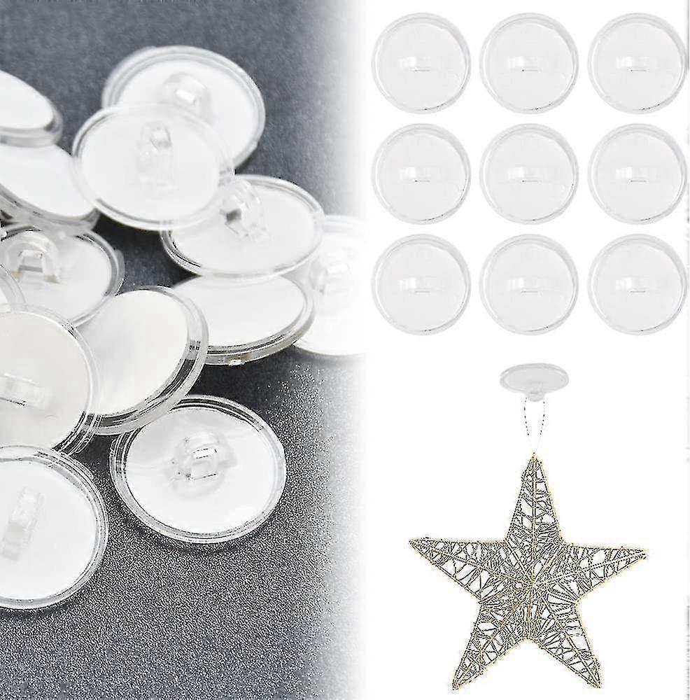 50 pcs Ceiling Hook Self-Adhesive Hook 20mm Plastic Hook Without Drilling Hook Ceiling Fixation Self-Adhesive V1237-ZY-203-4086
