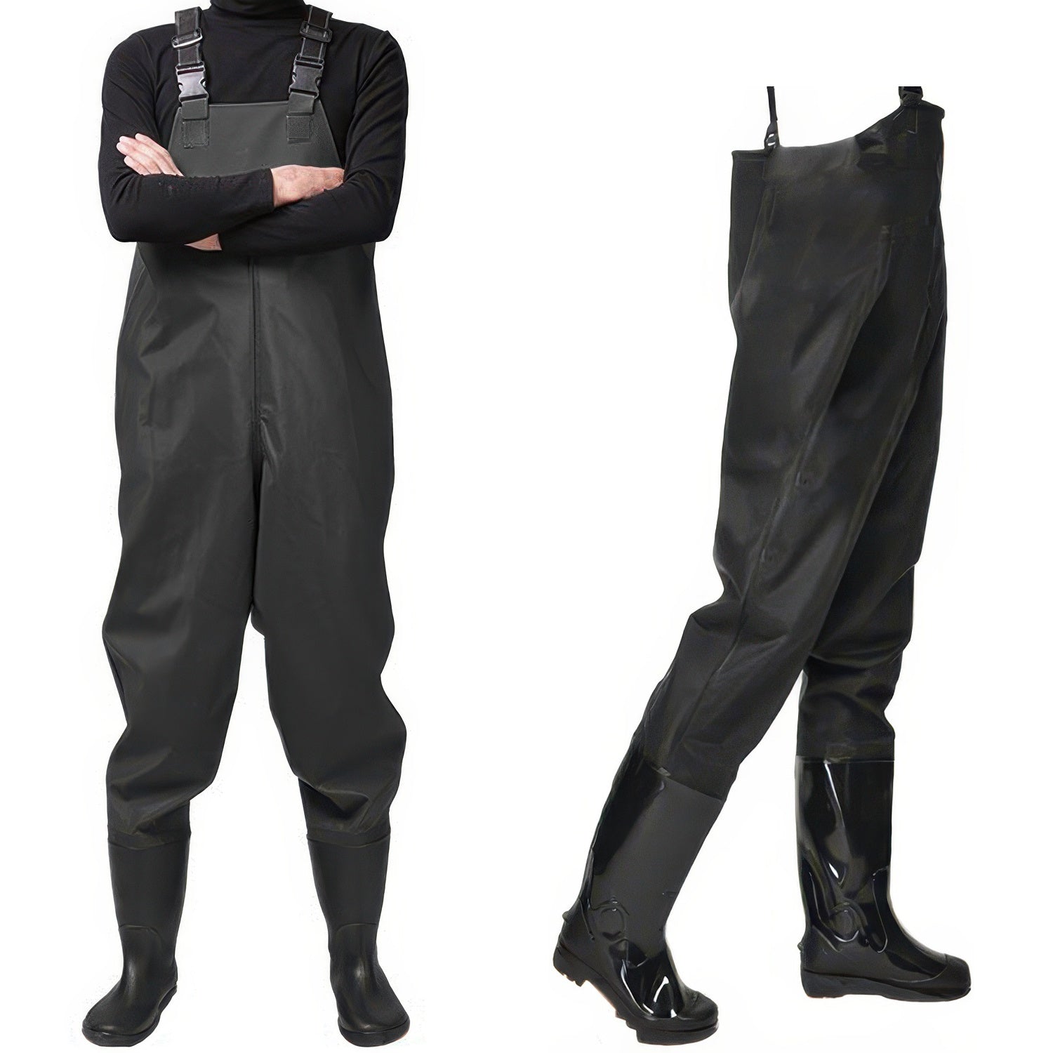 Waders - Fishing Waders Black Black 45 Black 45 V1237-ZY-203-4095