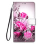 Case Compatible with Samsung Galaxy Xcover 5 Case Magnetic Card Slots Creative Rose Flower Pattern Case V1237-ZY-203-4100
