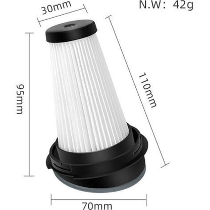 Rowenta X-pert 3.60 X-Pert 160 RH72xxx ZR005202 vacuum cleaner replacement filter 4-pack V1237-ZY-203-4111
