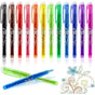 12-pack Erasable Gel Ink Pens - Erasable for precise writing V1237-ZY-203-4151