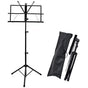 {CA}Adjustable Music Stand, Portable Foldable Metal Stand with Carrying Bag, Lightweight for Storage or V1237-ZY-203-4163