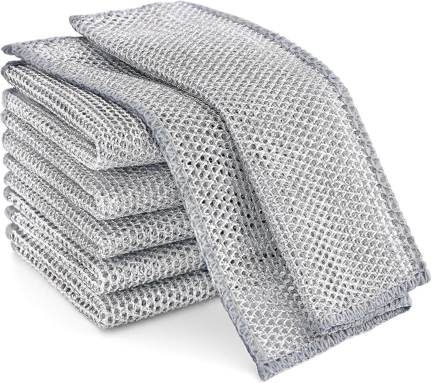 2025 Latest Model 6-Pack Multifunctional Steel Wire Dish Cloths, Double Layer V1237-ZY-203-4171