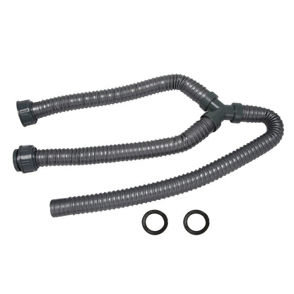 1m Washing Machine PVC Y-Shaped Drain Hose Washing Machine Pipe Connector V1237-ZY-203-4172
